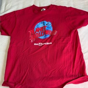 Planet Hollywood Walt Disney World Red Graphic Tee